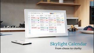 Skylight Calendar  The smart touchscreen calendar amp organizer making family life more manageable [upl. by Aihtenak]