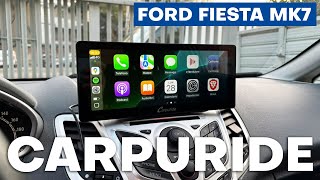 Carpuride W103 Pro  Unboxing e Recensione Carplay Andruid Auto  Retrocamera Ford Fiesta MK7 [upl. by Owen]