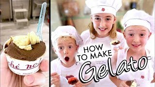 How To Make Gelato Cooking Class in Florence [upl. by Leicester]