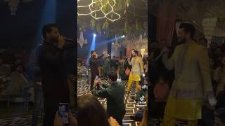 Sarmad qadeer mehandi event pakcelebritynews wedding showbizinfo bilalsaeed [upl. by Lilithe]