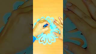 Easy paper cutting 👌 papercutting papercraftmakpaper diy paperart paper shorts [upl. by Nolyag986]