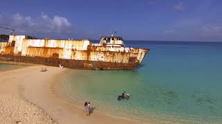 Exploring Governors Beach Shipwreck on Grand Turk [upl. by Anaid814]