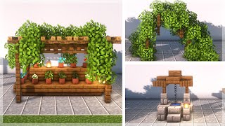 Minecraft 30 Garden Build Ideas and Hacks [upl. by Bryce]