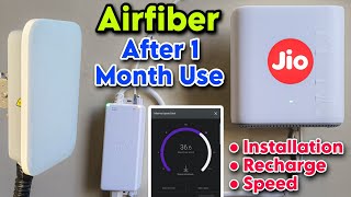 Jio Airfiber After 1 Month Use  Jio Airfiber Installation  Jio Air Fiber 5G  Jio Airfiber Cost [upl. by Roee543]