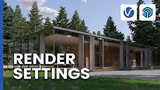 Render settings in VRay for SketchUp explained [upl. by Ycnej275]