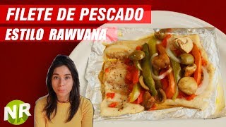 Filete de Pescado Estilo Rawvana Receta Original Para Crudiveganos rawvana comiendo pescado [upl. by Anitsuj459]