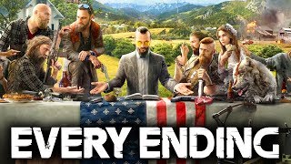 Far Cry 5 EVERY ENDING Secret Ending Good amp Bad Ending Resist amp Walk Away [upl. by Humfrid]