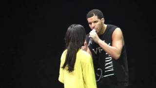 Drake amp Charlotte Fan Hold On Were Going Home O2 Arena London 2403 2014 [upl. by Elvis]