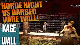 HORDE NIGHT VS BARBED WIRE WALL  Ravenhearst MOD 7 Days to Die  Gameplay Alpha 16  S01E21 [upl. by Gennifer398]