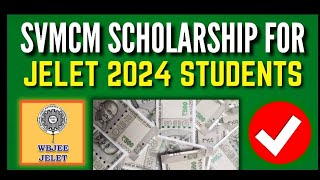 SVMCM SCHOLARSHIP for JELET 2024 Students of West Bengal❌😰 svmcm [upl. by Owen]