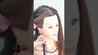 Engagement hairstyle  hairstyle  hairstyle for girls  hairstyletutorial hairstyleideas [upl. by Iand]