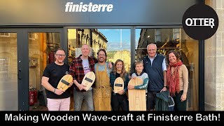 Making wooden handplanes and bellyboards at Finisterre Bath [upl. by Anyzratak]