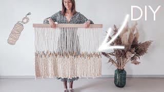 Makrama boho DIY z 1 węzła tutorial krok po kroku [upl. by Siramad235]