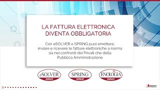 La fattura elettronica con i gestionali Sistemi [upl. by Bolten838]