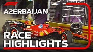 Race Highlights  2024 Azerbaijan Grand Prix [upl. by Orten]