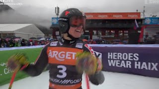 Ski Alpin Womens giant Slalom Kranjska Gora 2run Highlights 2024 [upl. by Buroker]