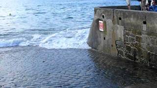 Grande Marée SaintMalo  Marée Haute à la caravelleRochebonne [upl. by Weathers]