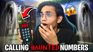 CALLING HAUNTED NUMBERS YOU SHOULD NEVER CALL at 300AM [upl. by Yvan699]