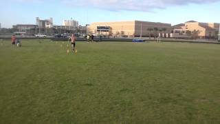 Andrew Helmick Training 434  40 yard dash 2013 NFL Draft [upl. by Faruq584]