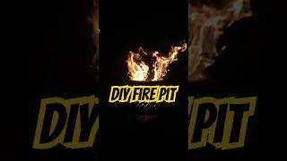 DIY Washer Drum Fire Pit 🔥 SlowMo Flames Dance 🔥 firepit fire slowmotion woodfire [upl. by Anaujnas199]