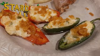 Cooking Pepper Poppers  The Official Stardew Valley Cookbook [upl. by Notsud]