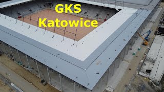 Budowa stadionu GKS Katowice czerwiec 2024 [upl. by Niawd]