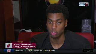 Hassan Whiteside  Miami Heat vs Washington Wizards postgame 121216 [upl. by Oren]