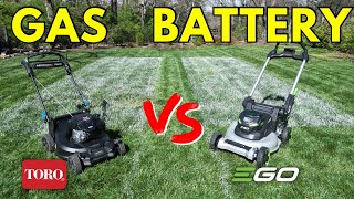 Gas vs Electric Lawn Mower Let’s settle this [upl. by Zinn]