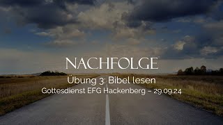 EFG Hackenberg Gottesdienst  220924 [upl. by Nnairb]