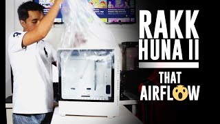 Rakk Huna II ATX Chassis Unboxing Disassembly amp Out of the Box Overview [upl. by Leirda333]