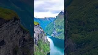 Fjords Norway fjords beautifulworld worldsnature [upl. by Ellesij]