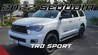 2022 Toyota Sequoia TRD Sport Overview [upl. by Rabma]