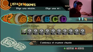 Exámenes chunnin y misiones extra  Naruto Ultimate Ninja Storm 1 [upl. by Caritta]