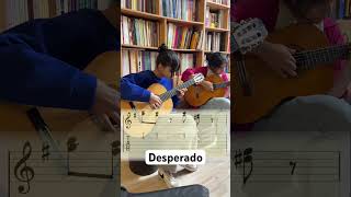 Desperado guitartutorial music howtoplayguitar Classeguitar kids instructor Farzin Niazkhani [upl. by Stricklan]