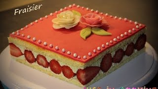 Recette du Fraisier  Fête des Mères [upl. by Nivre803]