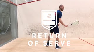 Squash Tips amp Tricks  Return of serve [upl. by Thornie]