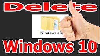 How To Delete WindowsOld Folder In Windows 10 [upl. by Nader]