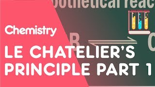 Le Chateliers Principle Part 1  Reactions  Chemistry  FuseSchool [upl. by Afihtan]