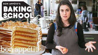 Claire Teaches You Cake Baking Lesson 1  Baking School  Bon Appétit [upl. by Eserehs]