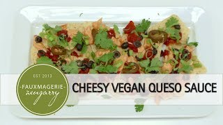 CHEESY VEGAN QUESO SAUCE [upl. by Beverie698]