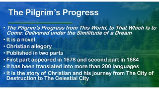 The Pilgrims Progress  John Bunyan  Summary in Tamil  PGRTB [upl. by Leonor]