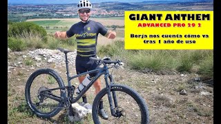 Giant Anthem advanced pro 2  Impresiones tras 1 año de uso [upl. by Nahej]