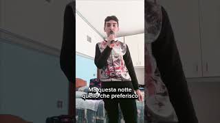 Karaoke 🎤  Italo Disco  Brano di The Kolors shorts musica karaoke trending fyp [upl. by Grimbald]