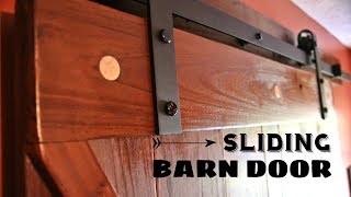 Sliding Barn Door  How To Woodworking [upl. by Bury547]