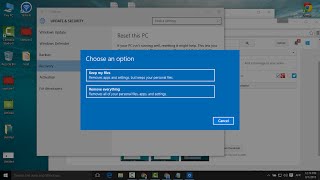 Windows 10 How To Reset Your PC To Factory Settings [upl. by Emersen]