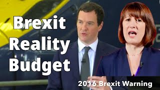 Brexit Budget Which Daren’t Mention Brexit [upl. by Haraj643]