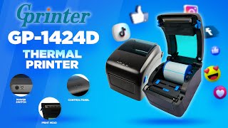 HOW TO INSTALL GP 1424D THERMAL PRINTER IN WINDOWS OS [upl. by Nayllij]