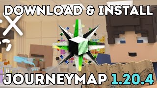 How To Download amp Install JourneyMap In Minecraft 1204 [upl. by Schaffel998]