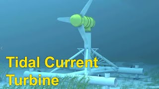 Ocean Energy  Tidal Current Turbine [upl. by Toni887]