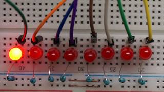 Arduino tinkercad L16 looplicht met 2x [upl. by Sherourd]